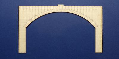 LCC 00-101 OO gauge retaining wall tunnel portal front panel